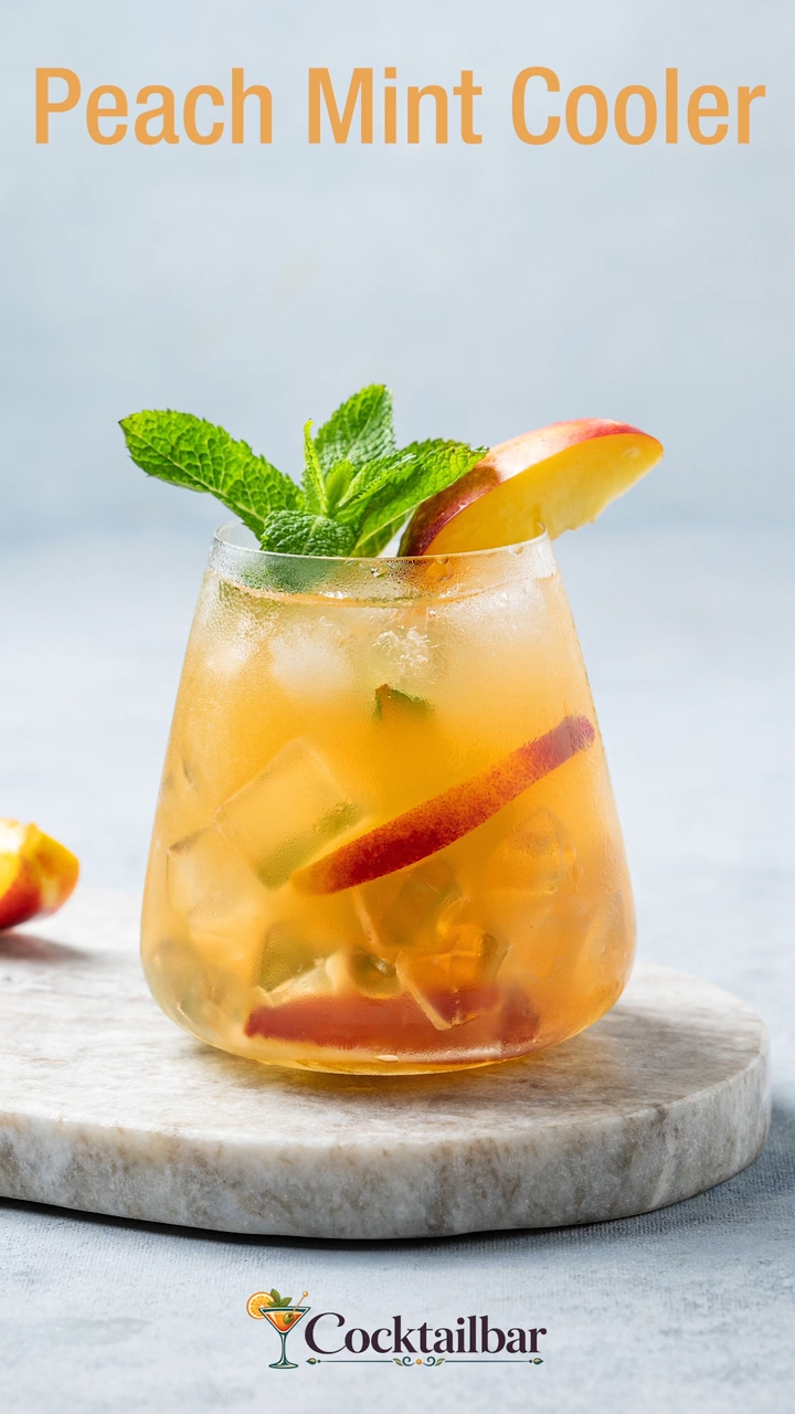 Peach Mint Cooler